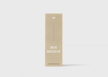 Standing Box Free Mockup