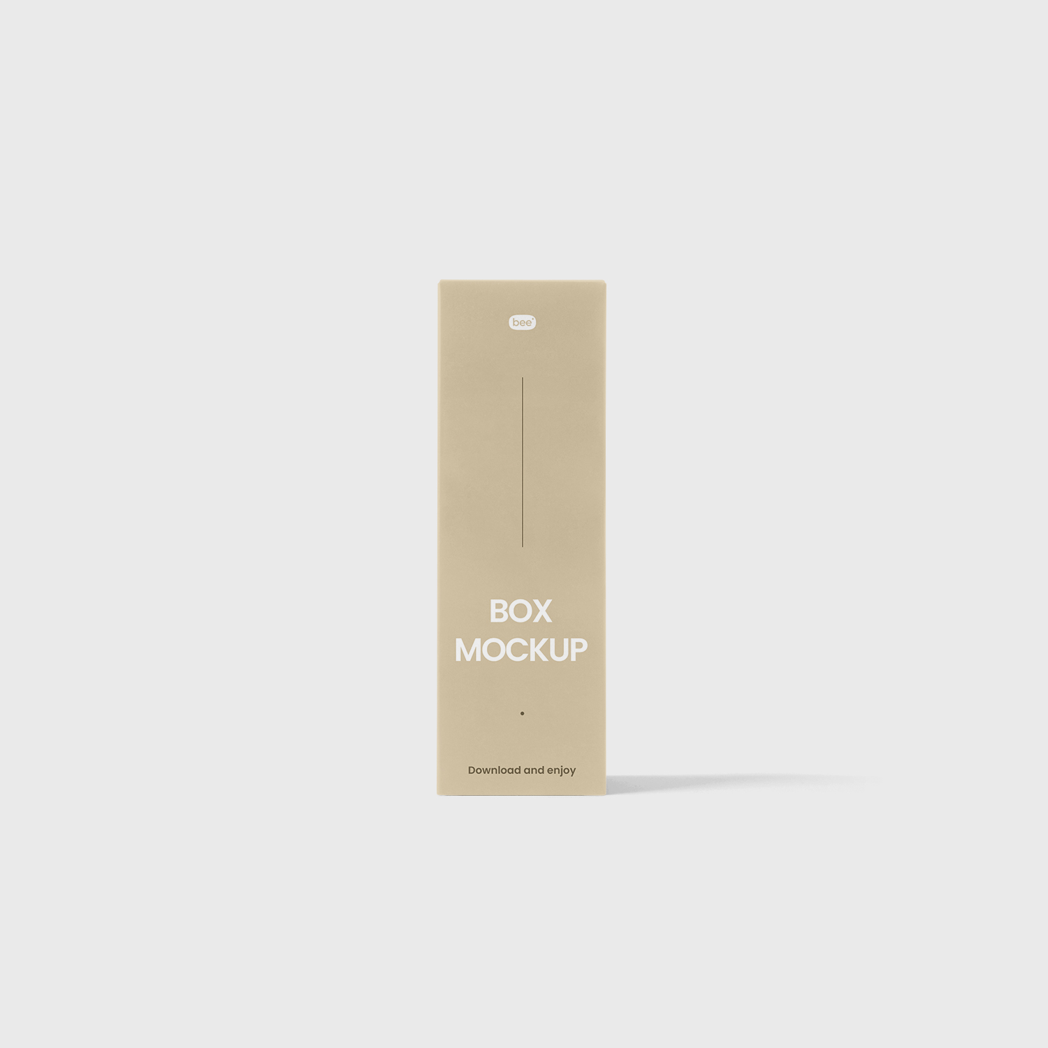 Standing Box Free Mockup