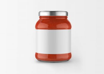 Tomato Paste Jar Free Mockup