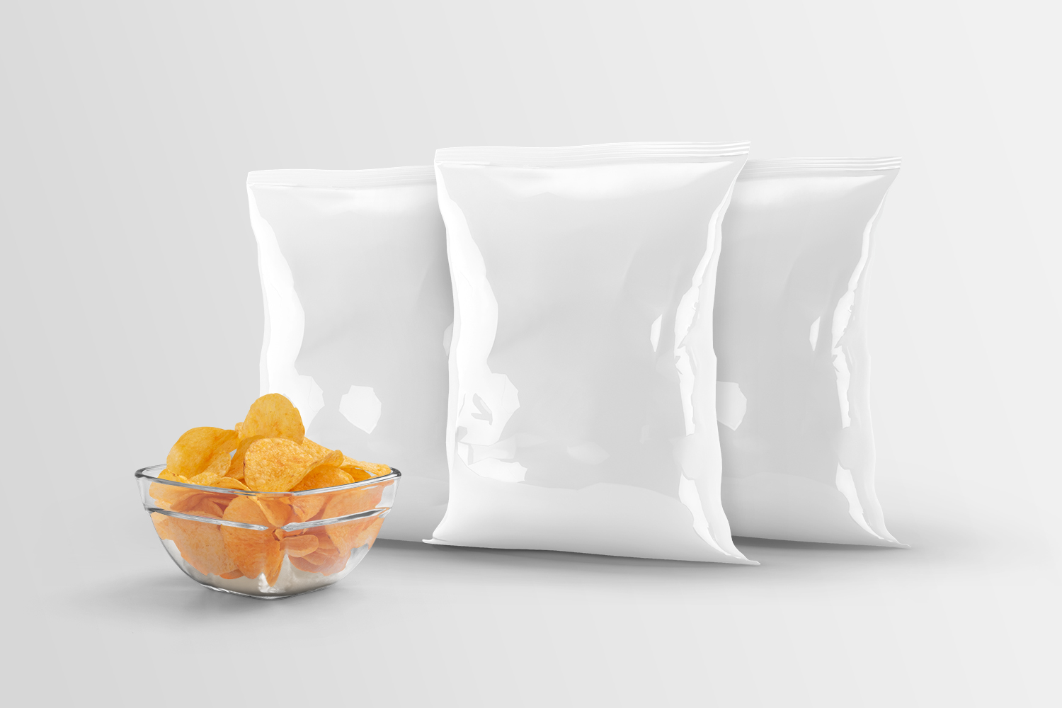 Chips Bag Packaging Free Mockup