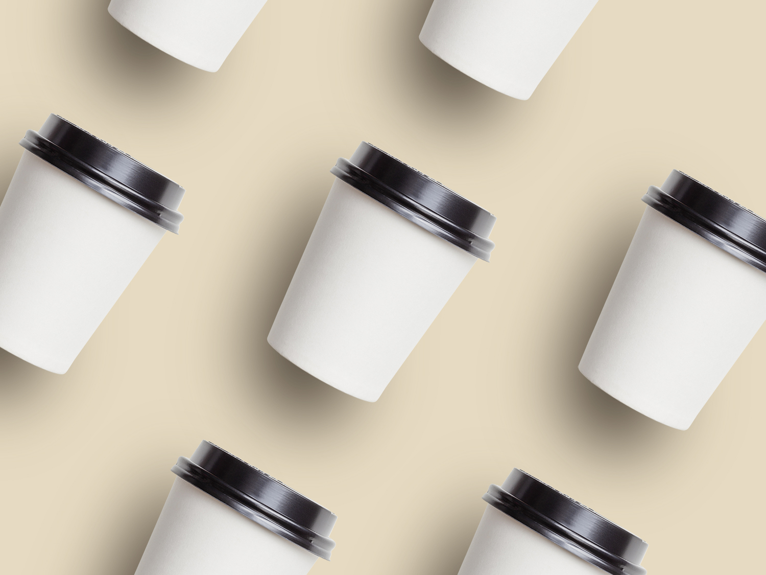 Coffee Cup Perspective Free Mockup