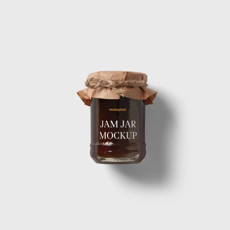Jam Jar Free Mockup