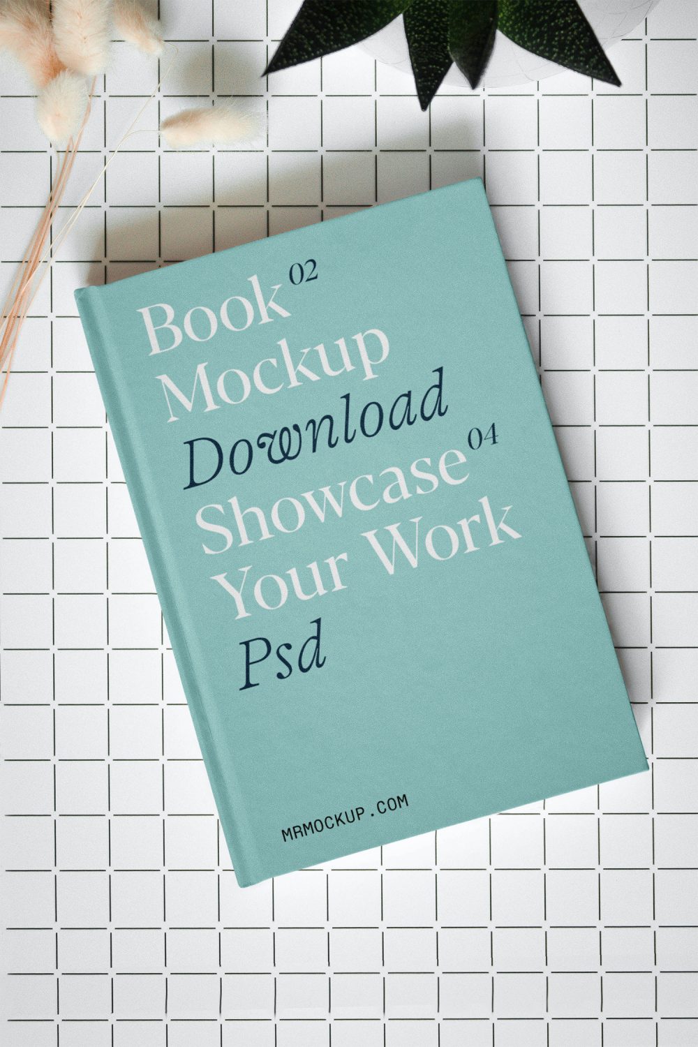 Realistic Hardcover Book Free Mockup