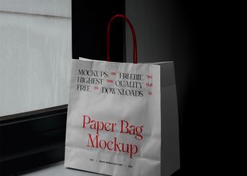 Shopping Paper Bag Free Mockup