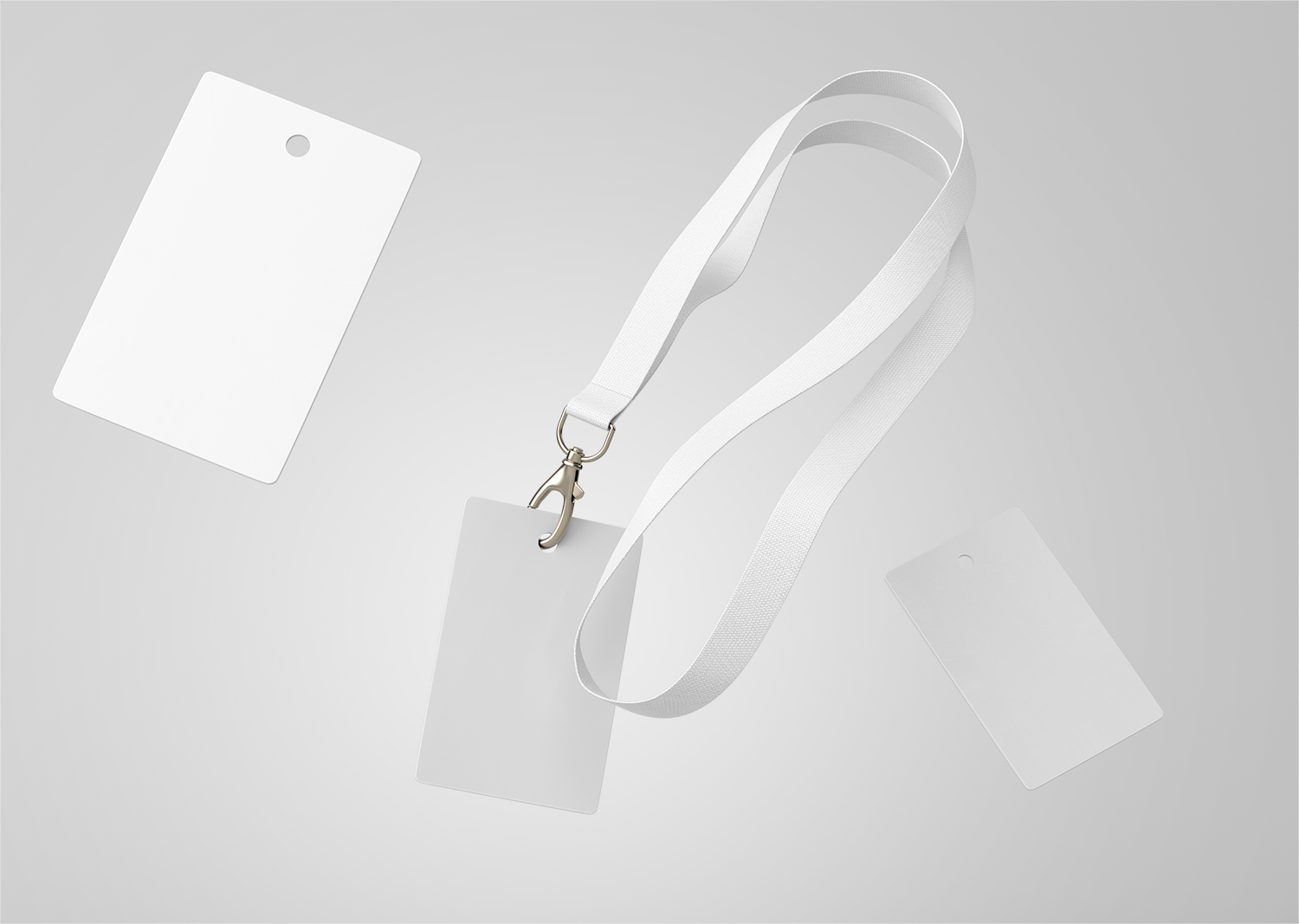 Employee ID Card Holder Free Mockup