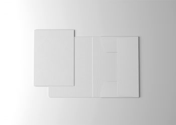 A4 Letterhead with Folder Free Mockup