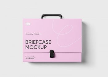 Briefcase Free Mockup