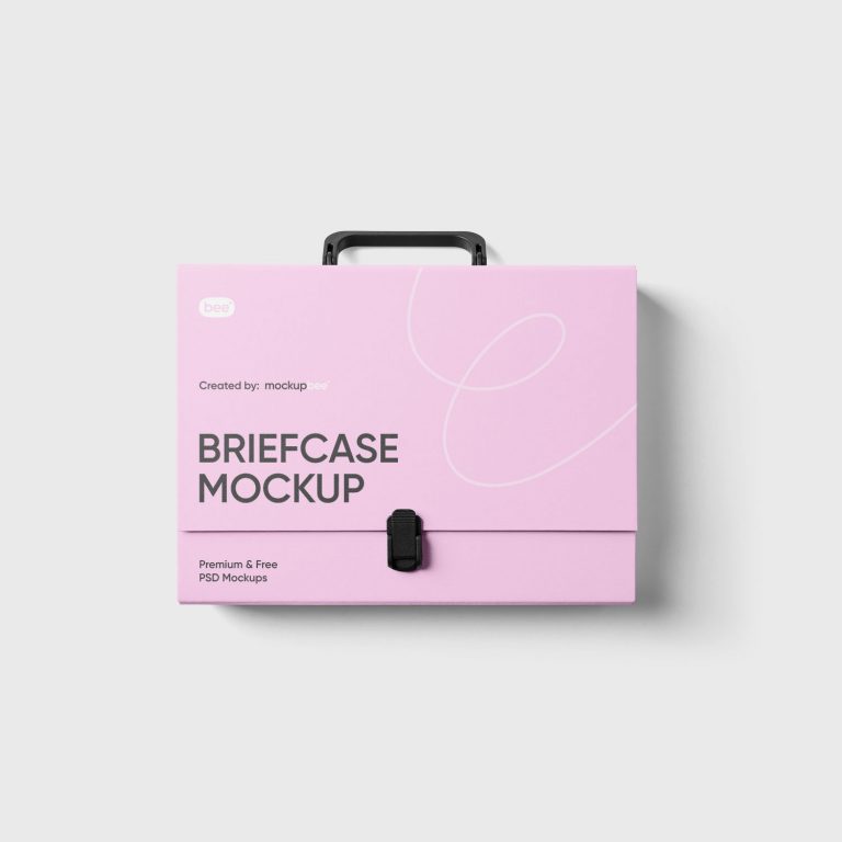 Briefcase Free Mockup