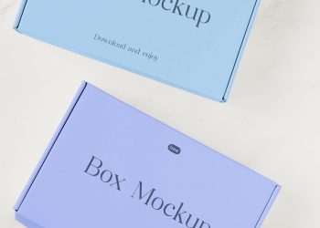 Cardboard Box Free Mockups