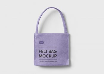 Felt Bag Free Mockup