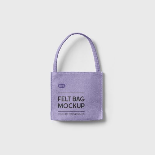 Felt Bag Free Mockup