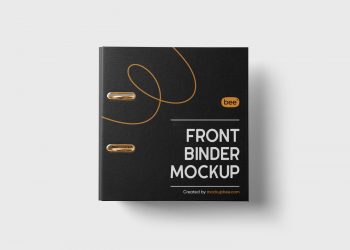 Front Binder Free Mockup