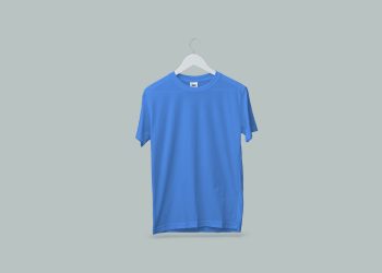 Hanging T-Shirt Free Mockup