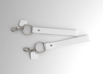 Leather Keychain Free Mockup