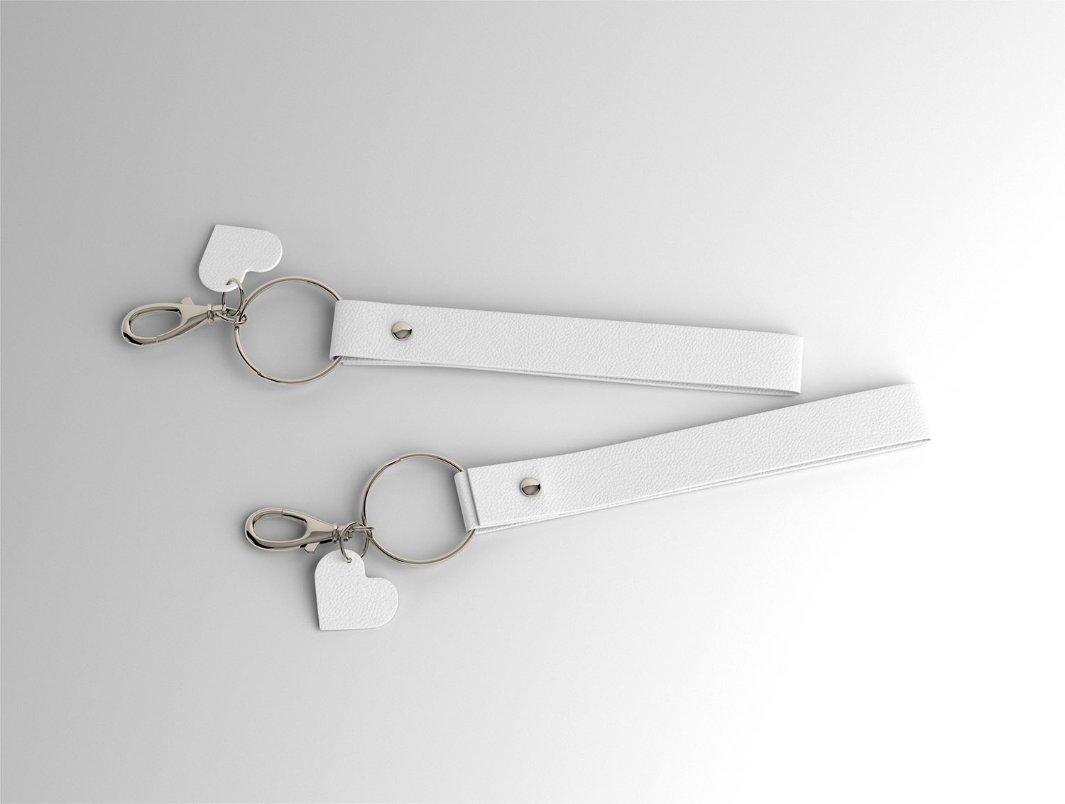 Leather Keychain Free Mockup