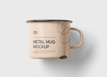 Metal Mug Free Mockup