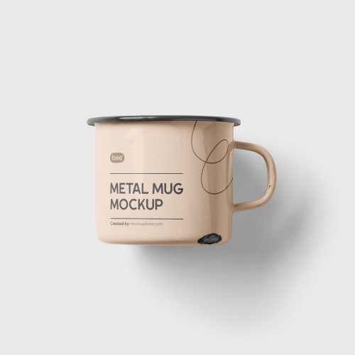 Metal Mug Free Mockup