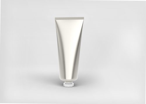 Metallic Cosmetic Tube Free Mockup