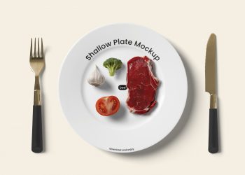 Shallow Plate Free Mockup