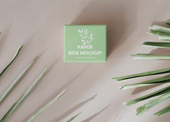 Small Paper Gift Box Free Mockup