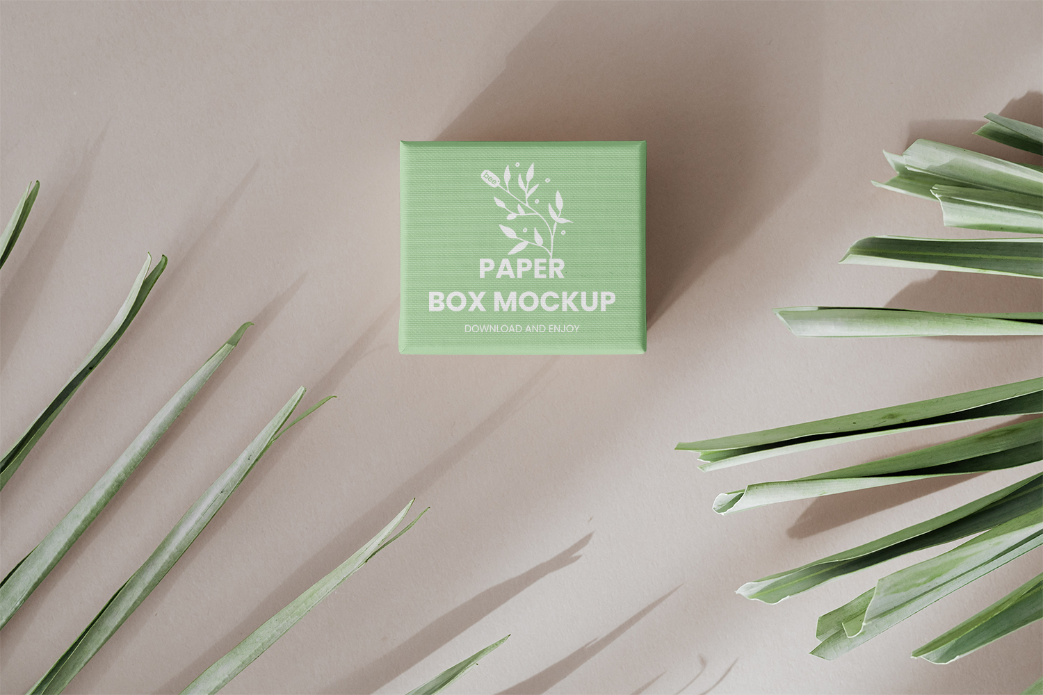 Small Paper Gift Box Free Mockup