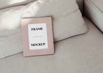 Small Thick Photo Frame Free Mockup