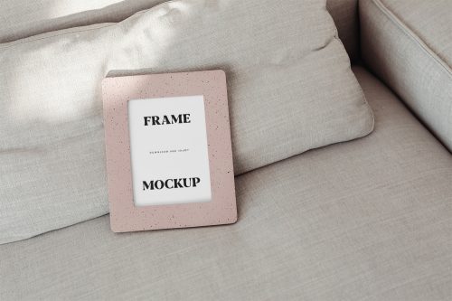 Small Thick Photo Frame Free Mockup