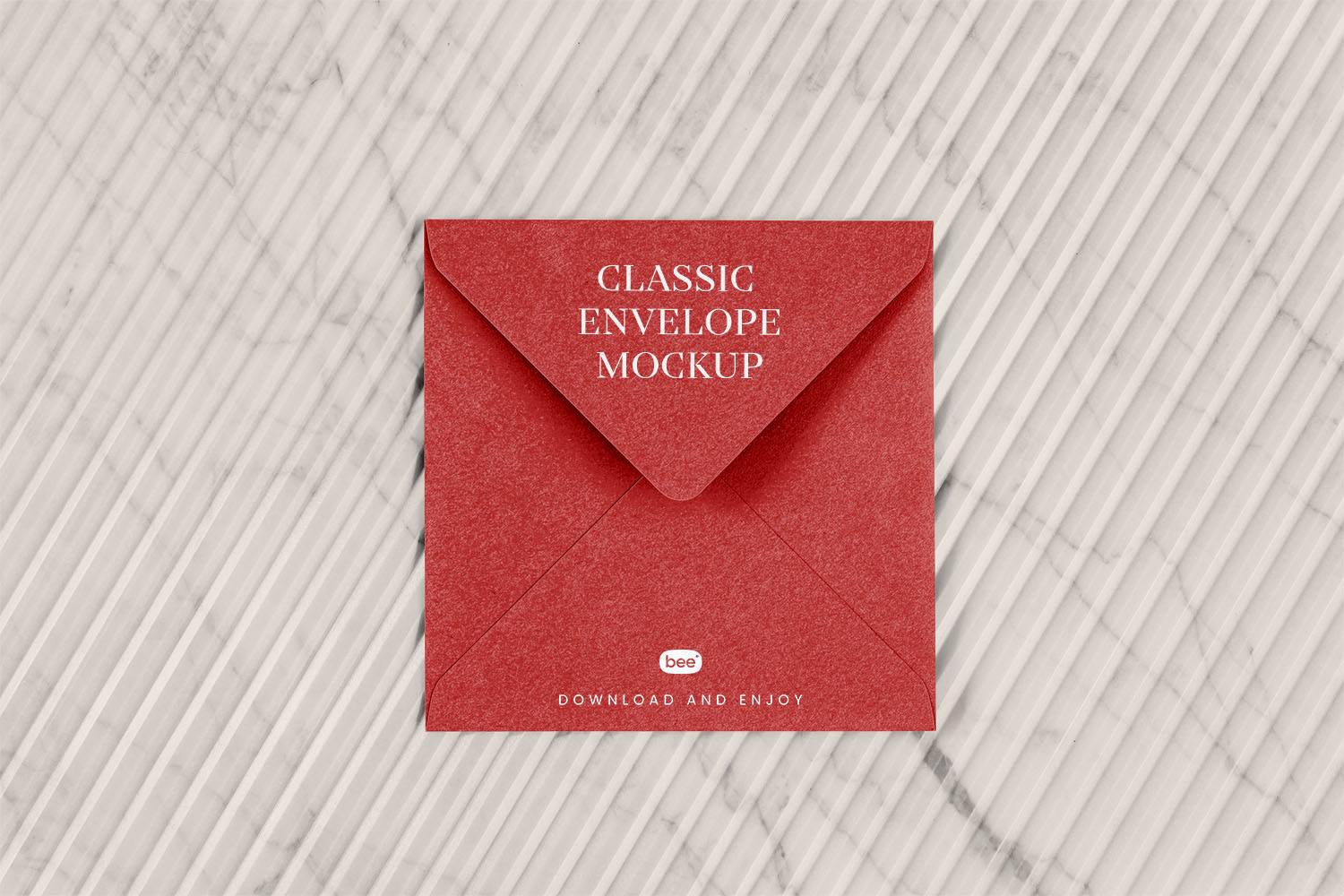 Square Envelope Free Mockup