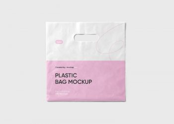 Square Plastic Bag Free Mockup