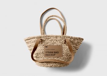 Straw Bag Free Mockup