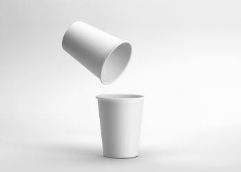 Two Coffee Cups Free Mockup