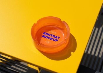 Ashtray Free Mockup