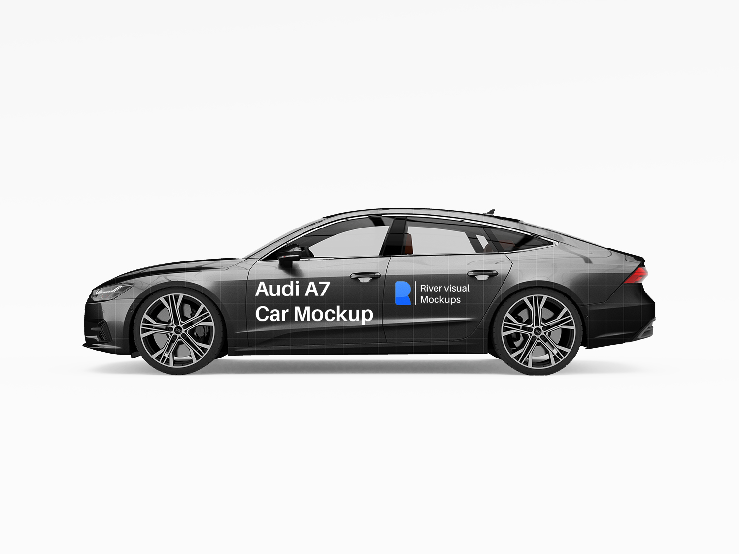 Audi A7 Car Free Mockup