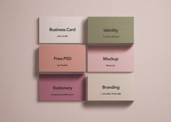 Branding Identity Business Card Free Mockup