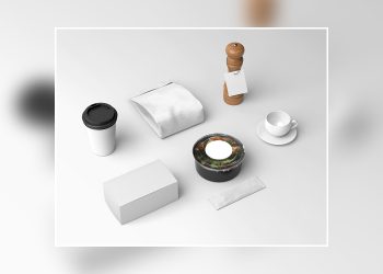 Cafe Food Branding Free Mockup
