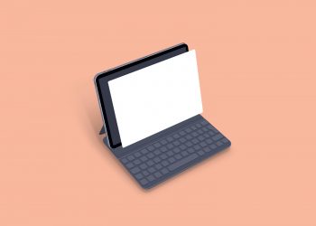 Clean iPad Screen Free Mockup