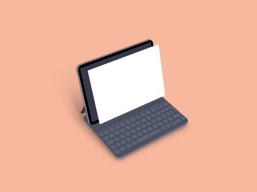 Clean iPad Screen Free Mockup