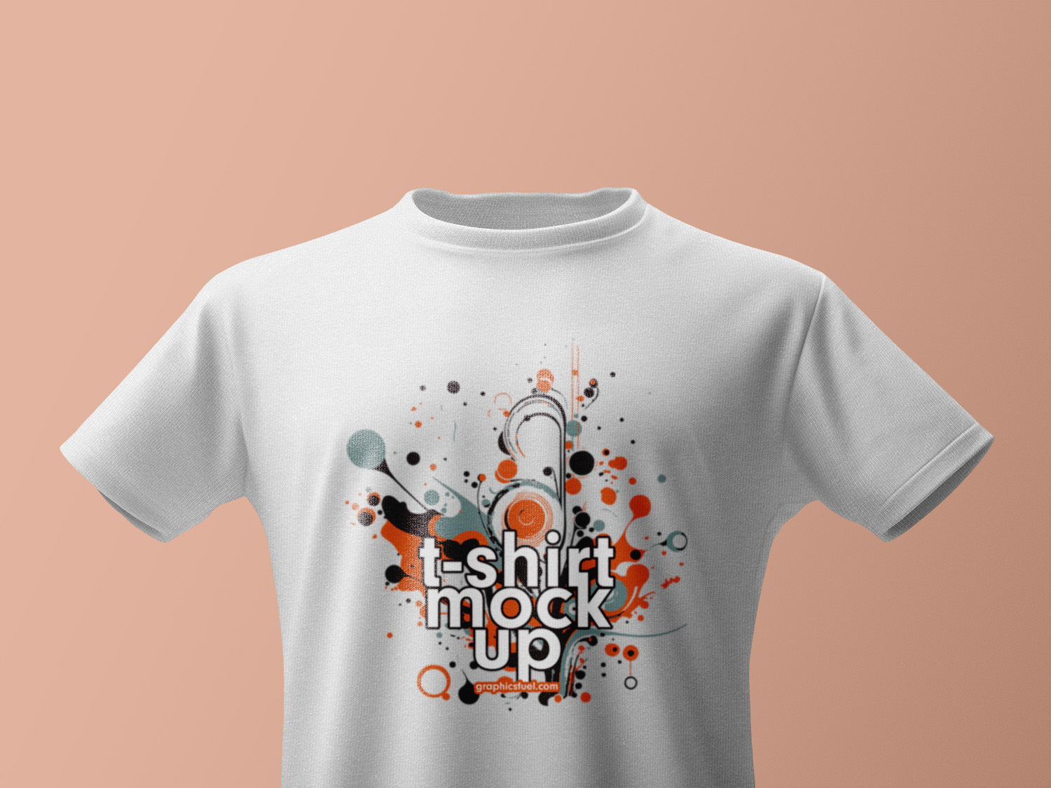 Closeup T-Shirt Free Mockup