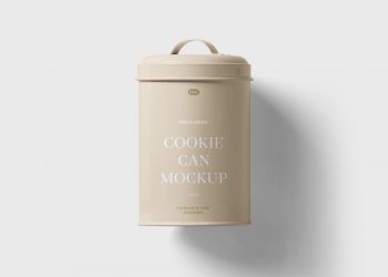 Cookie Can Free Mockup