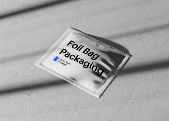 Foil Bag Packaging Free Mockup