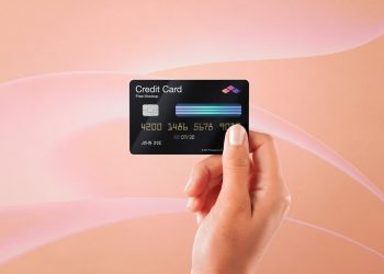 Hand Holding Credit Card Free Mockup