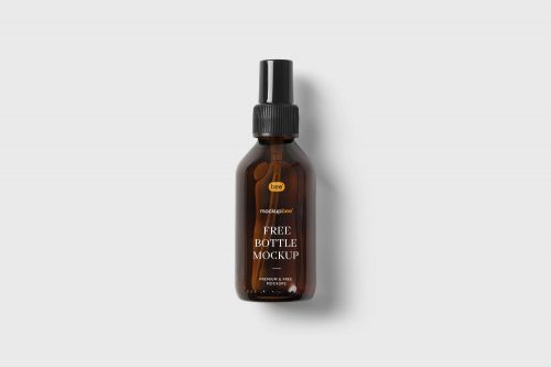 Lying Spray Bottle Free Mockup