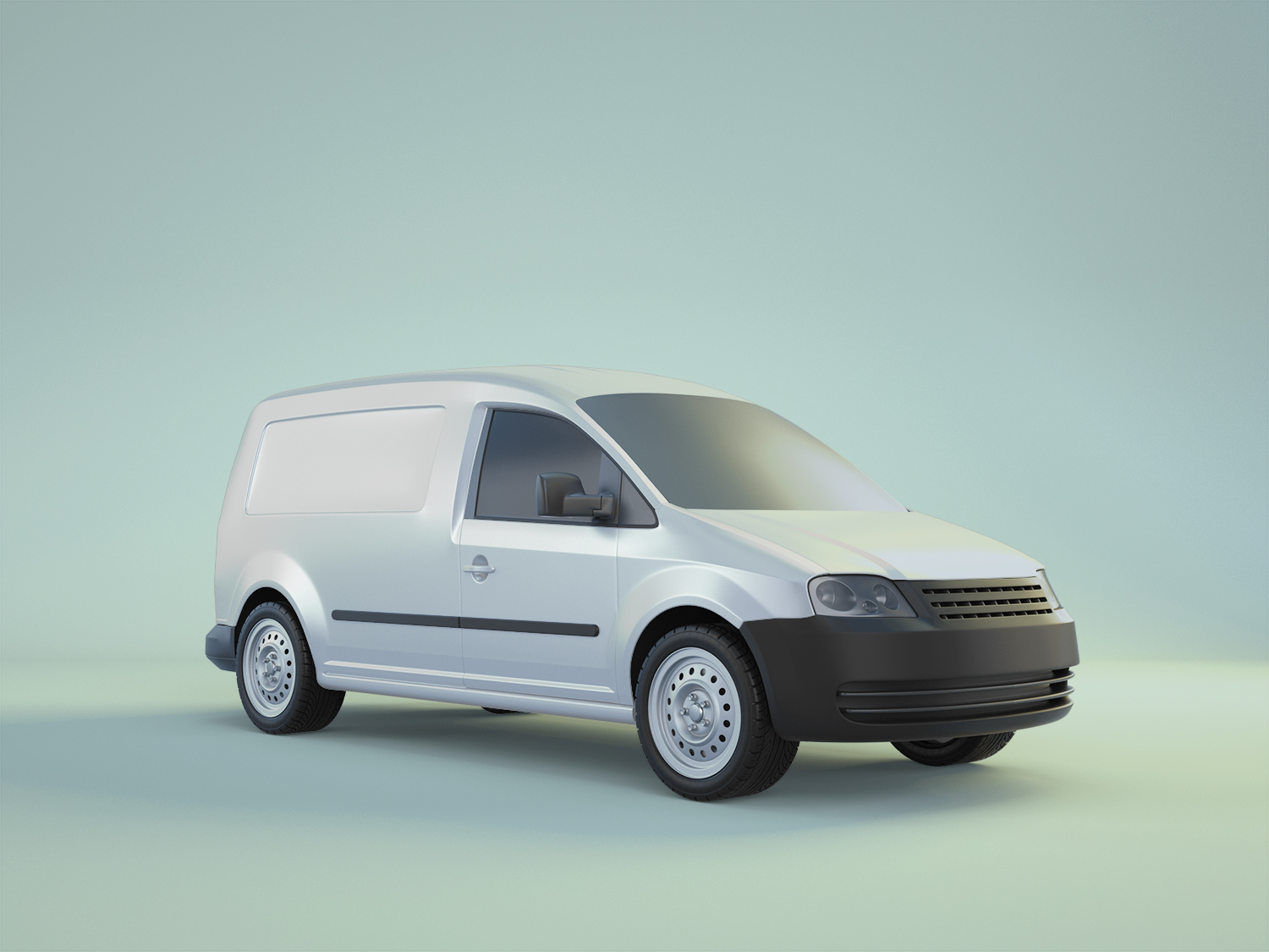 Minivan Free Mockup