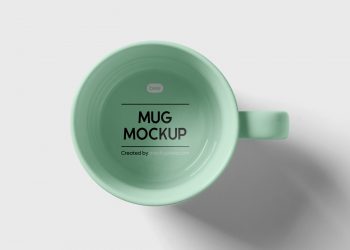 Mug Free Mockup Top View