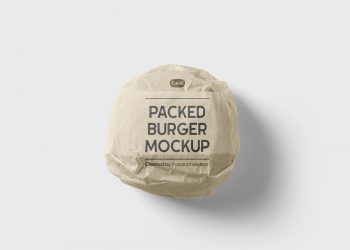 Packed Burger Free Mockup