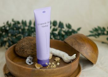 Standing Cosmetic Tube Free Mockup