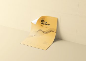 A4 Flyer Free Mockup