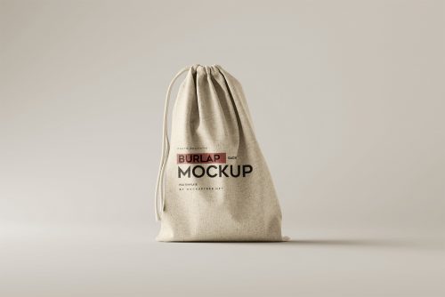 Burlap Sack Free Mockups