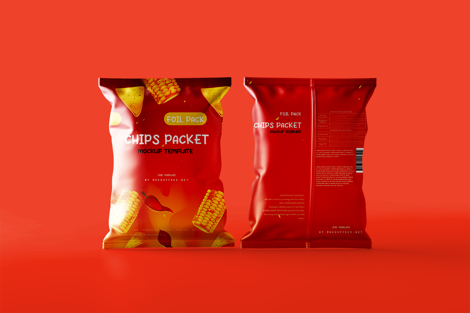 Chips Bag Free Mockup