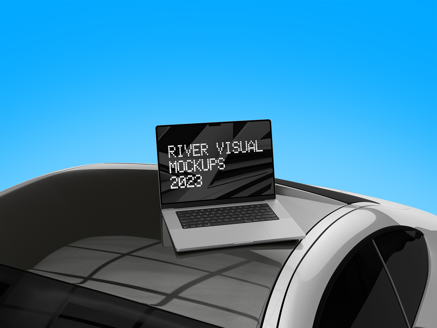 Corsa Macbook Pro 16 Free Mockup